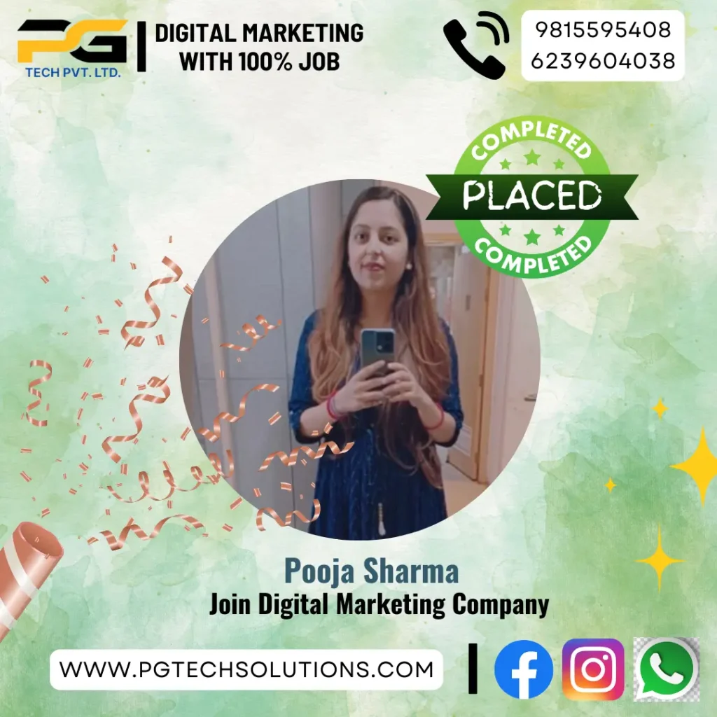 Pooja Digital Marketing Student - Pg-tech Chandigarh