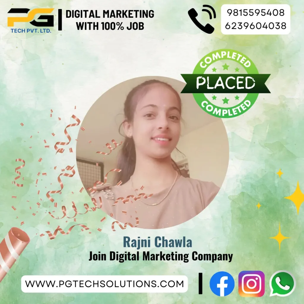 Rajni Digital Marketing Student - Pg-tech Chandigarh