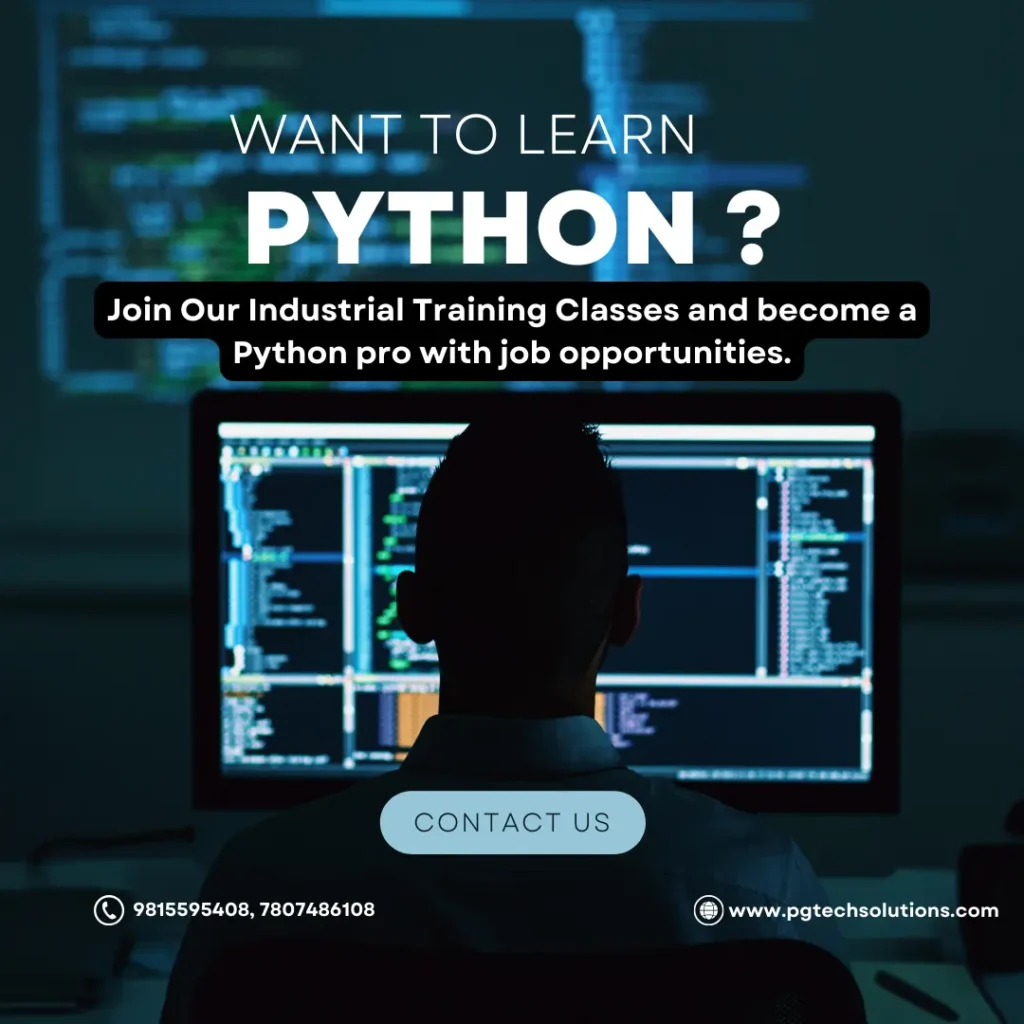 Python (AI/ML/DS) Industrial Training institute in Chandigarh 2023-2024